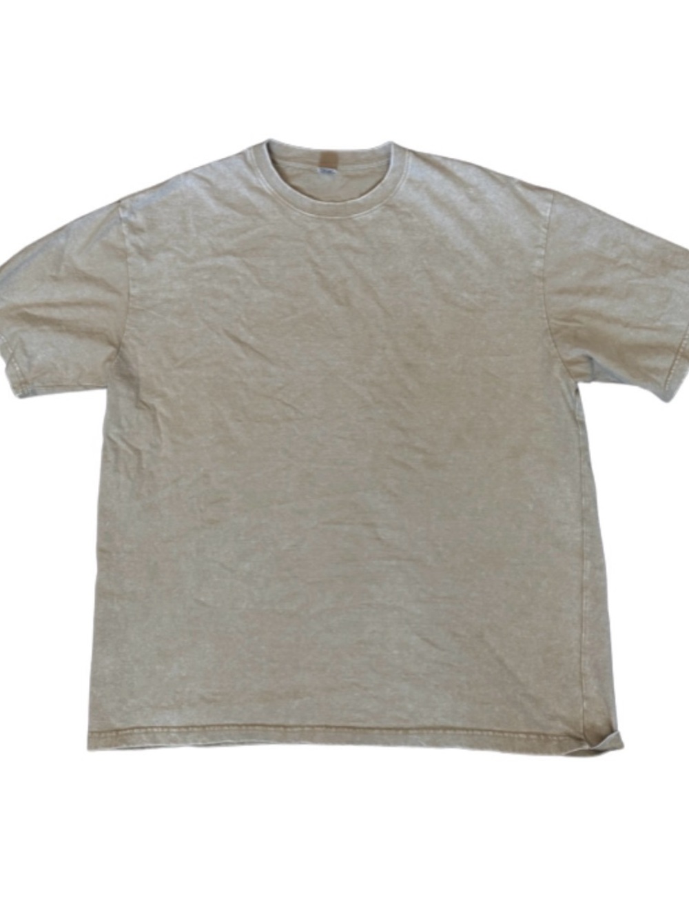 Classic Crew Neck Men’s T-Shirt in Light Beige DIGIPRINT APPAREL